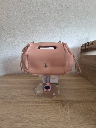 Cartera de mano U.S. Polo Assn. rosa