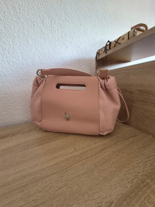 Cartera de mano U.S. Polo Assn. rosa