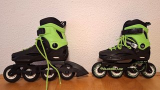 Patines Rollerblade Cyclone Niños Negro Verde