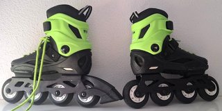 Patines Rollerblade Cyclone Niños Negro Verde