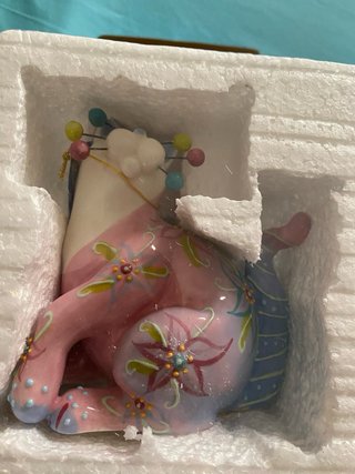 Figuras gatos Whimsiclay tres unidadesg y ratoncit