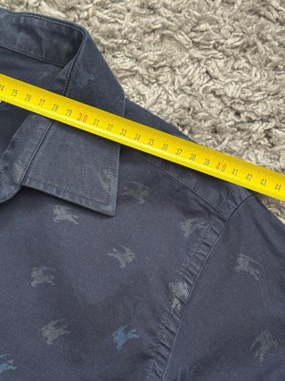 Camisa Burberry London Jinetes Azul Talla M