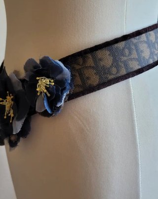 Cinturón Dior Oblique Vintage 85cm