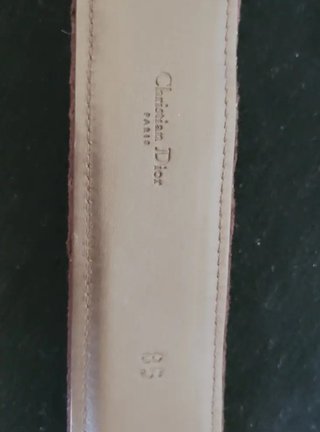 Cinturón Dior Oblique Vintage 85cm