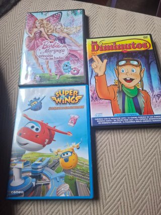 3 Películas DVD Infantiles (Español)