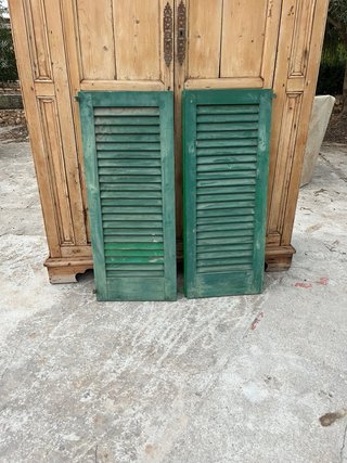 Persianer doble de madera