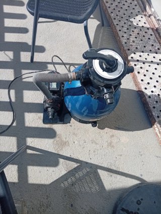 Depuradora de arena para piscina