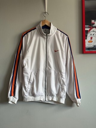 Chaqueta Nike 90s Blanca Naranja Talla M