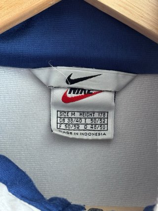 Chaqueta Nike 90s Blanca Naranja Talla M