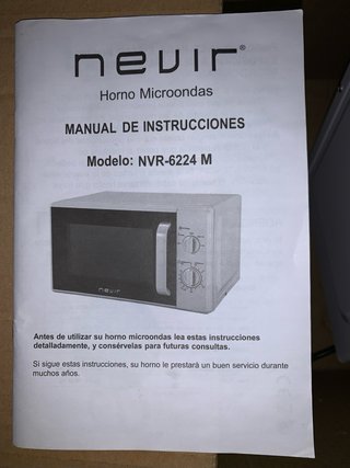 Microondas Nevir Blanco
