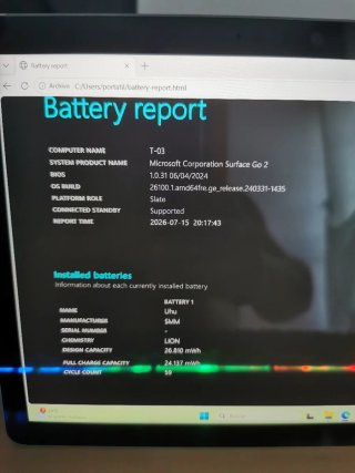 Tablet Microsoft Surface G2 10.5 poll. Windows 11
