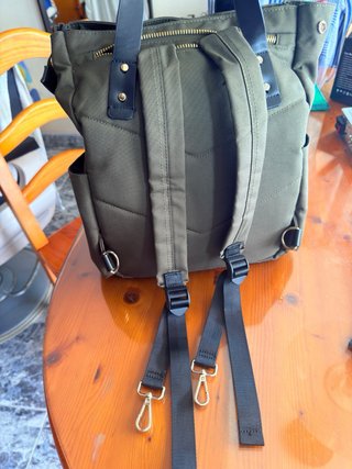 Mochila Parfois verde militar