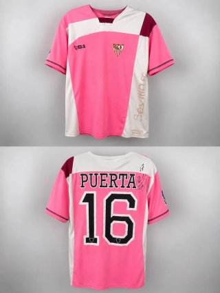 Camiseta Sevilla FC Puerta 16 Firmada Joma