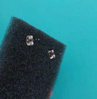 Orecchini con diamanti veri naturali