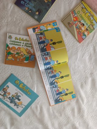 Lote de 5 libros en Gallego de Os Bolechas