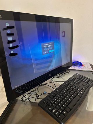 Ordenador HP All-in-One blanco