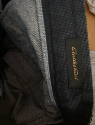 Pantalón chino Emidio Tucci negro-gris
