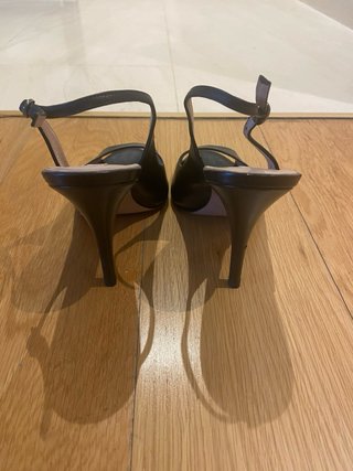 Zapatos Pura López destalonados negros T37