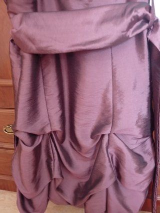 Vestido morado mujer