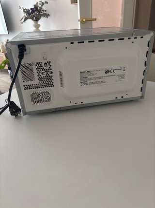 Microondas plateado
