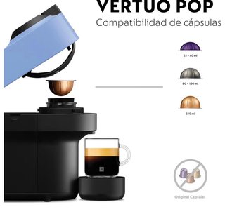 CAFETERA Nespresso Vertuo Pop Azul