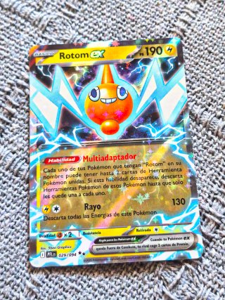 Carta Pokémon Rotom EX 190 PS 029/094