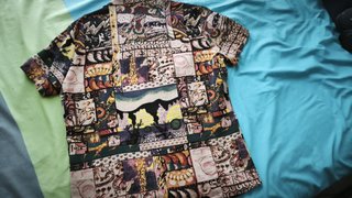 Camisa Vintage Verano Hombre Talla M