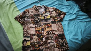 Camisa Vintage Verano Hombre Talla M