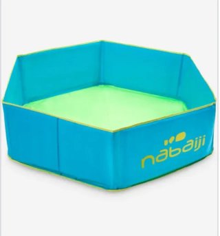 Piscina infantil Nabaiji azul y verde