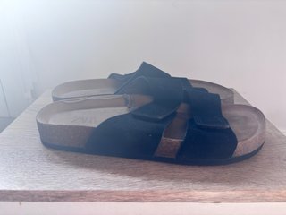 Sandalias Zara Doble Tira Negra