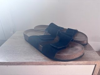 Sandalias Zara Doble Tira Negra