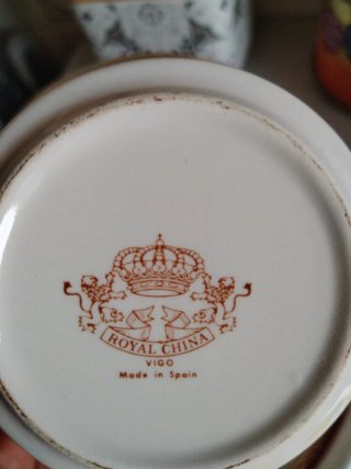 Vajilla royal china vigo