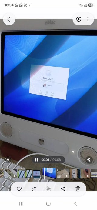 Ordenador Apple EMac  Blanco Colección