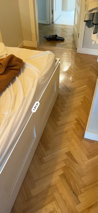 Cama BRIMNES Ikea Blanca con Cajones