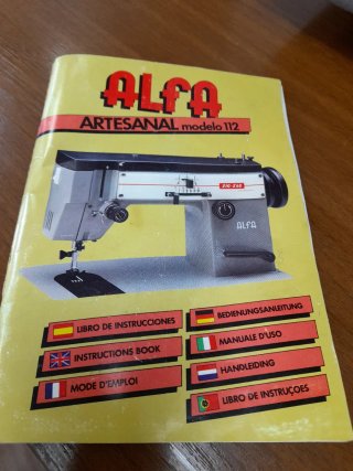 Máquina de coser Alfa Zig-Zag Artesanal