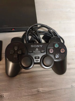 Ps2 Slim Completa Negra