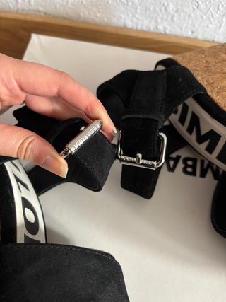 Sandalias Bimba y Lola ante tacón corcho