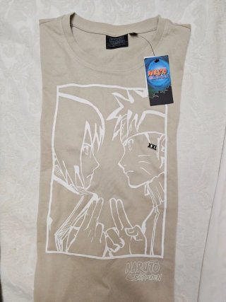 Camiseta Naruto Shippuden XXL Beige