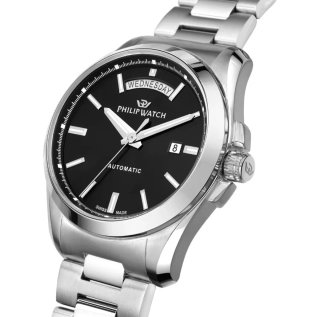 Orologio Philip Watch Automatico Argento Nero