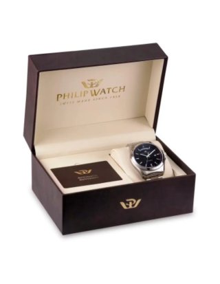 Orologio Philip Watch Automatico Argento Nero