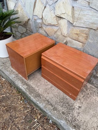 Mesitas de noche de madera