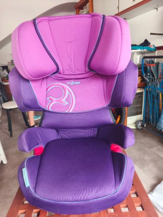 Silla Coche Cybex Solution X-Fix Morada