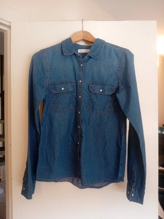 Camisa vaquera Springfield Talla S