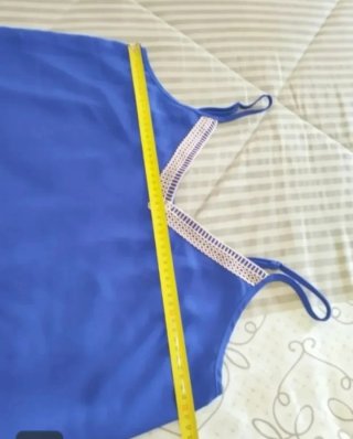 Camiseta tirantes Shein azul talla L