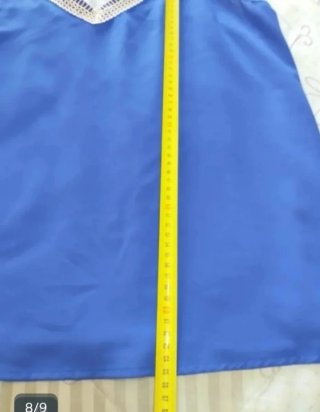 Camiseta tirantes Shein azul talla L