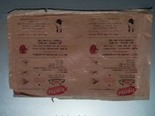 Antiguo envoltorio Parche Poroso Sor Virginia