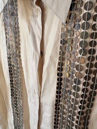 Camisa LIU·JO Beige con Lentejuelas metálicas