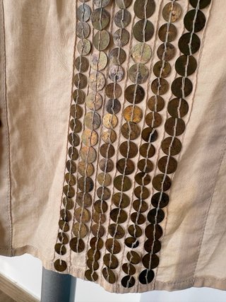 Camisa LIU·JO Beige con Lentejuelas metálicas