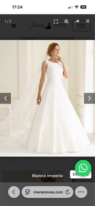 Vestido de Novia Blanco