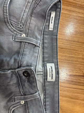 Pantalón corto vaquero Jack & Jones gris M